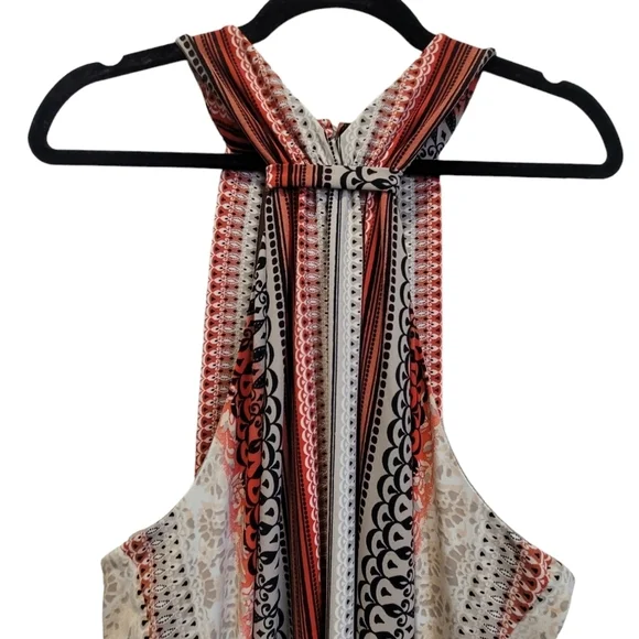 CATO Sz XL Geometric Sleeveless Open Back Midi Dress - Picture 4 of 8